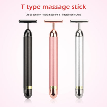 Golden Vibe Facial Massager Bar